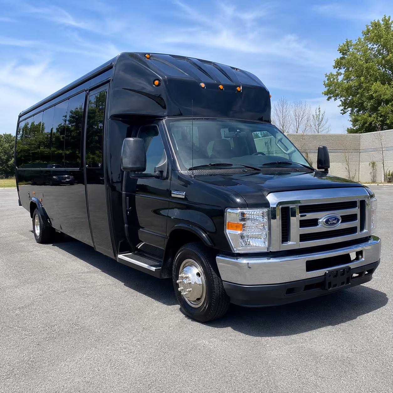 Passenger seating aboard a party bus rental serving Jacksonville