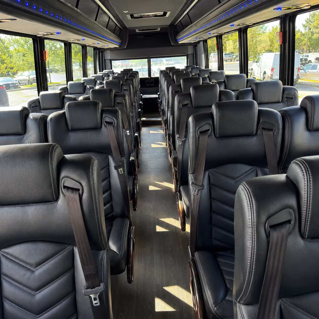 Jacksonville Airport Shuttle & Transportation party bus exterior
