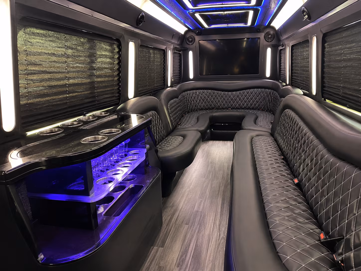 Jacksonville Bachelor & Bachelorette Transportation party bus exterior