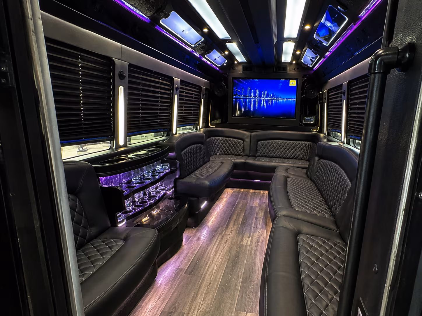 Jacksonville Bachelor & Bachelorette Transportation onboard seating