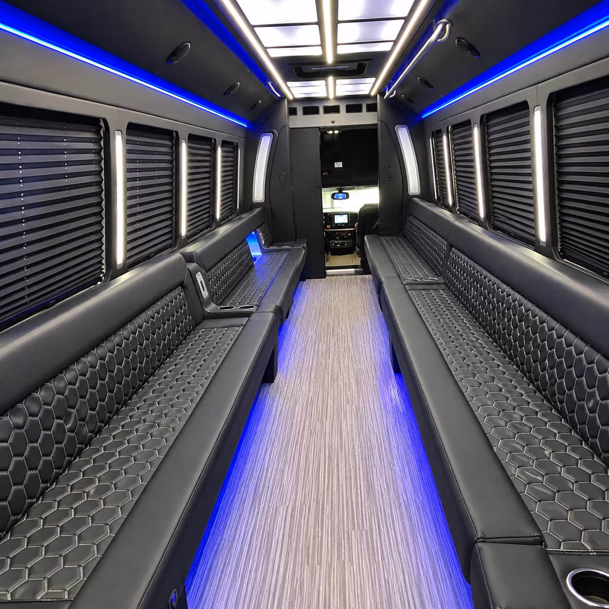 Jacksonville Birthday, Sweet 16, & Quinceañera Transportation party bus exterior