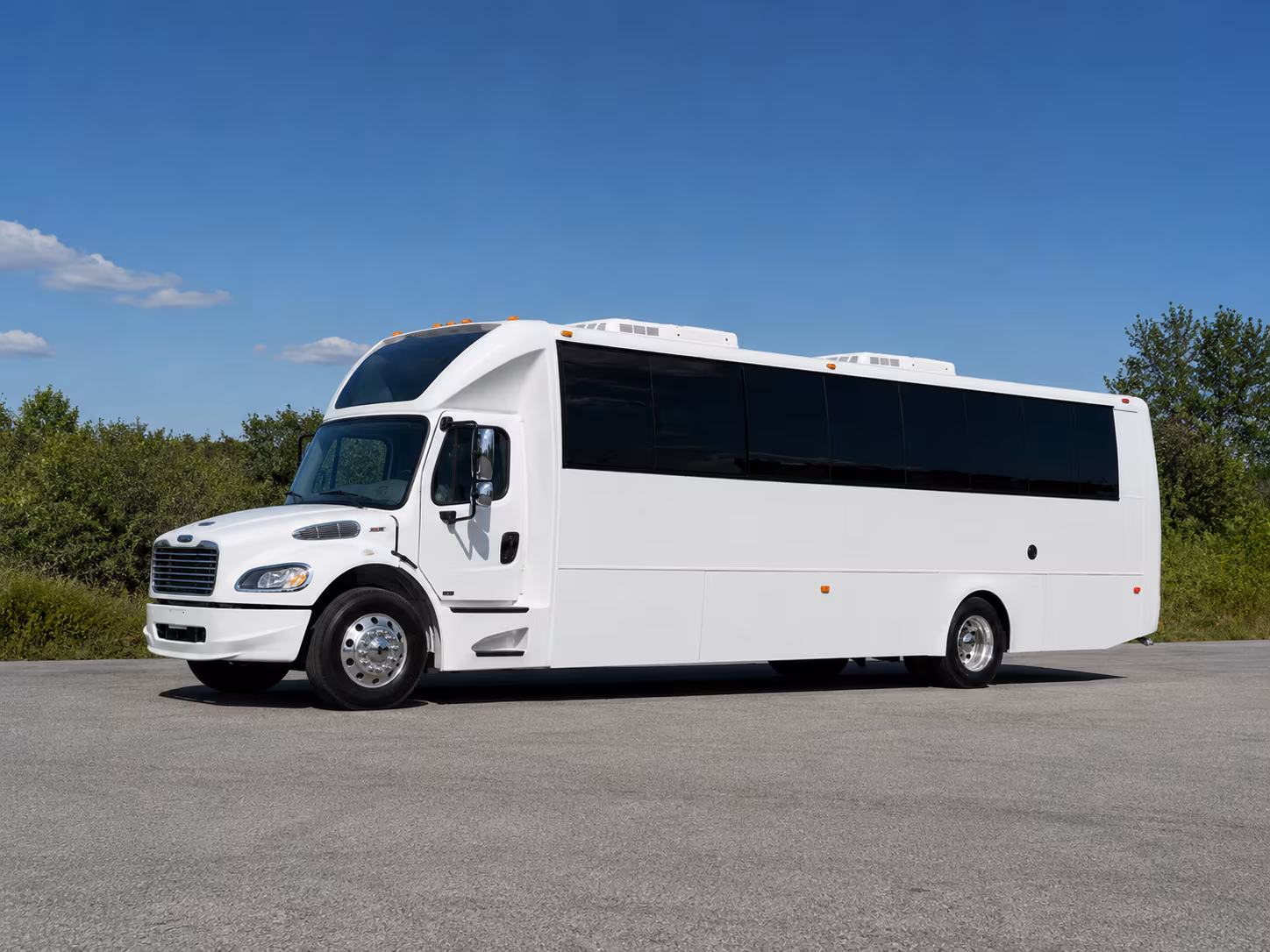 Jacksonville Birthday, Sweet 16, & Quinceañera Transportation party bus exterior
