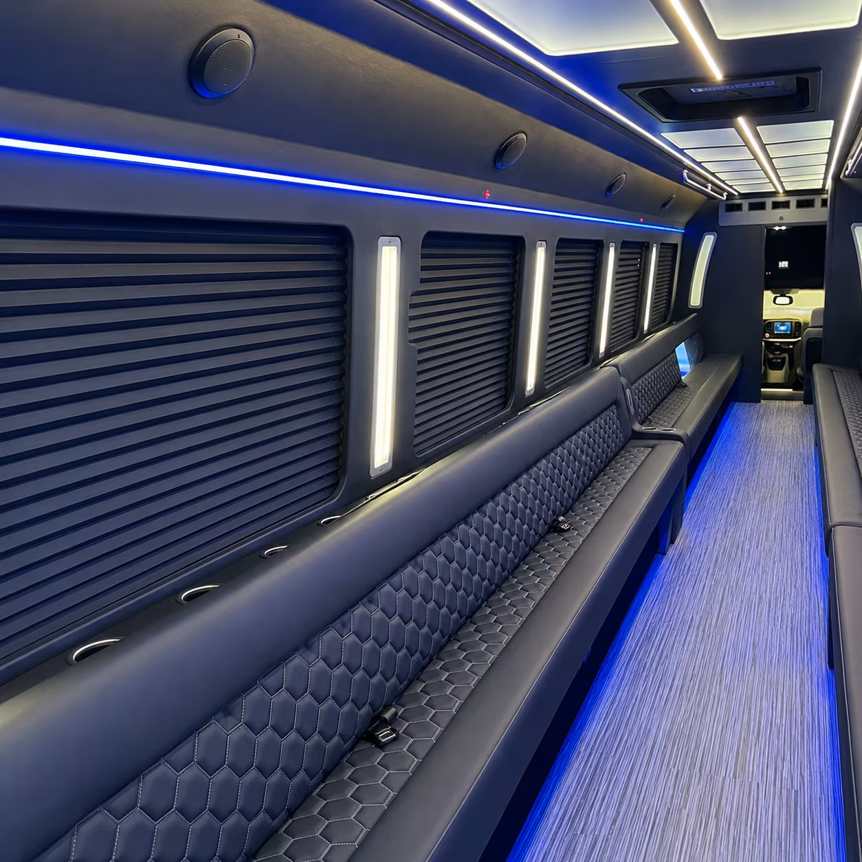 Jacksonville Private Event Transportation onboard seating