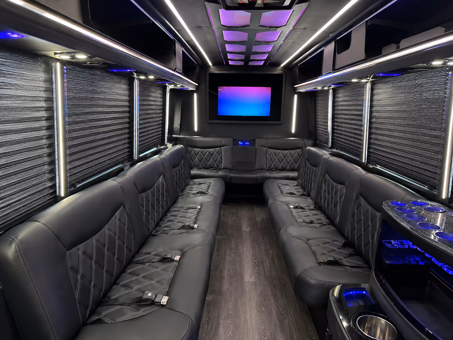 Jacksonville Prom & Homecoming Transportation onboard seating