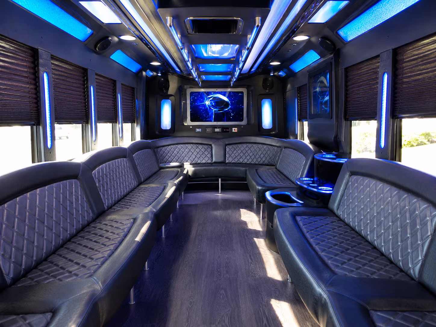 Jacksonville Prom & Homecoming Transportation party bus exterior