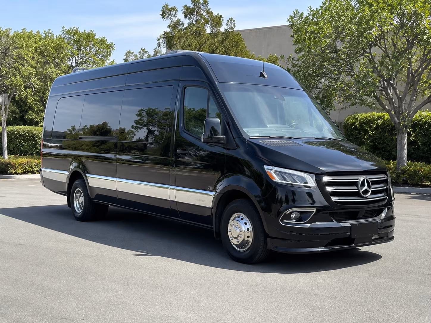 Jacksonville School Event Transportation party bus exterior