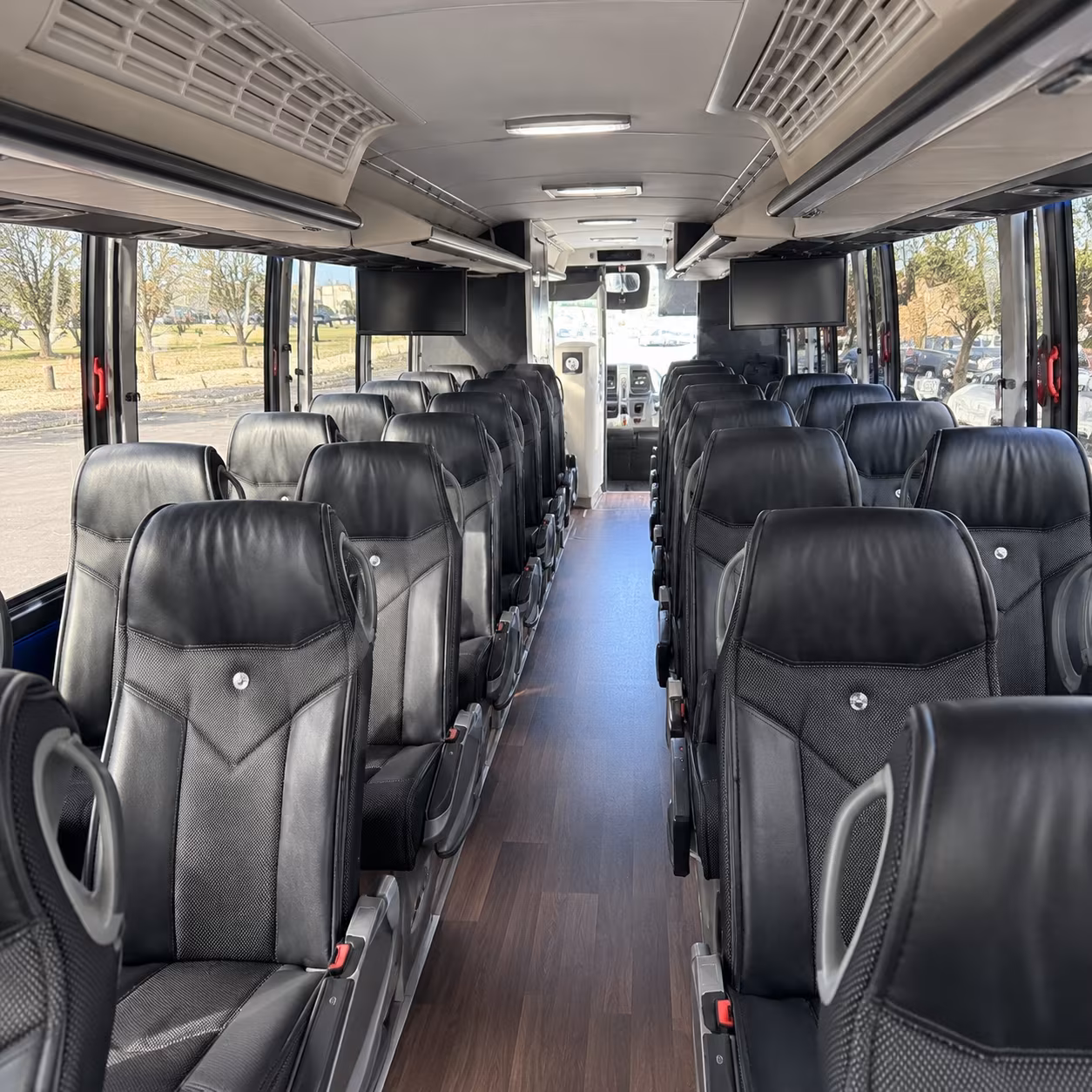 Jacksonville School Event Transportation party bus interior