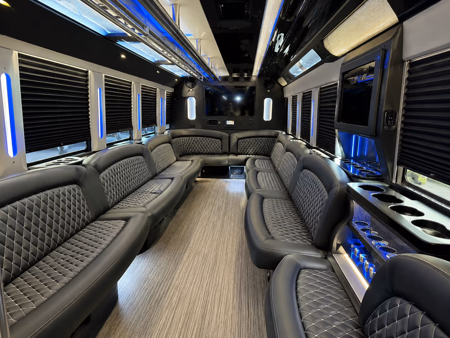 Jacksonville Sporting Event Transportation party bus exterior